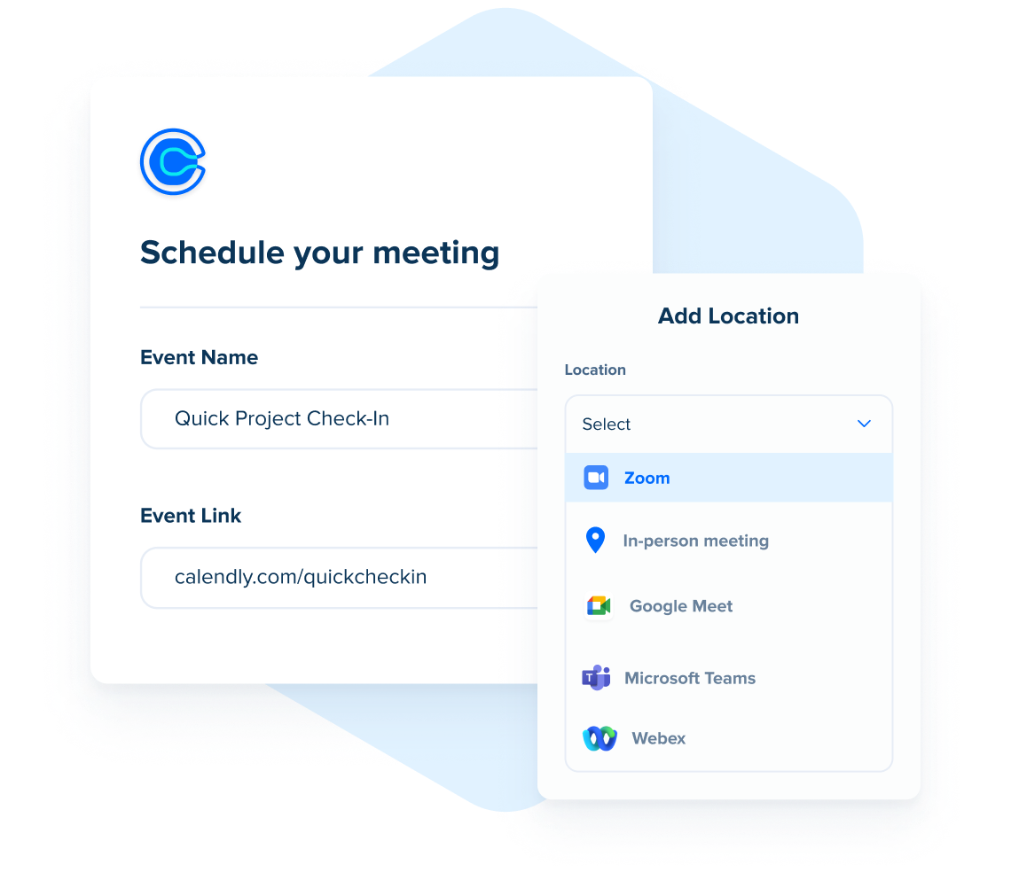 Add location details to meetings automatically